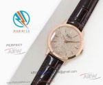 Perfect Replica Piaget Black Tie GOA36129 Rose Gold Smooth Bezel Watch